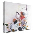 thumbnail image 1 of 18" x 18" Haru-no Jin 1 by Kyoko Fischer - Wall Art Print on Canvas Fabric Gray, 1 of 3