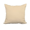 thumbnail image 1 of 18 x 18 Inch Ticking Stripe Yellow Stripe Print Decorative Polyester Throw Pillow with Linen Texture, 1 of 1