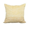 thumbnail image 1 of 18 x 18 Inch Yellow Geometric Print Decorative Polyester Throw Pillow with a Linen Texture, 1 of 1
