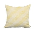 thumbnail image 1 of 18 x 18 Inch Yellow Geometric Print Decorative Polyester Throw Pillow with a Linen Texture, 1 of 1