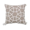 thumbnail image 1 of Lily Dune Geometric Accent Pillow, 18" x 18", 1 of 5