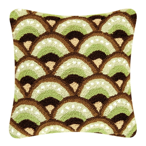 Modesto Hooked Pillow, 18" x 18"
