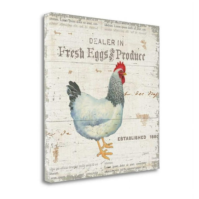18" x 18" On The Farm III By Wiens James - Print on Canvas Fabric Multi-Color
