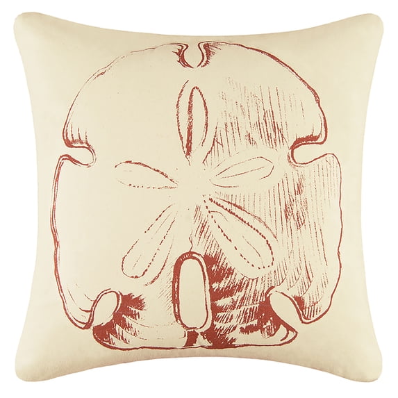 Sand Dollar High Definition Throw Pillow, 18" x 18"