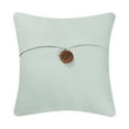 thumbnail image 1 of Sea Glass Envelope Feather Down Throw Pillow, 18" x 18", 1 of 5