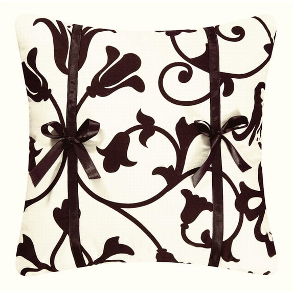 Seraphina Brown Quilted Pillow