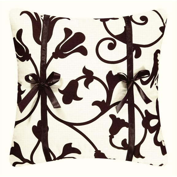 Seraphina Brown Quilted Pillow