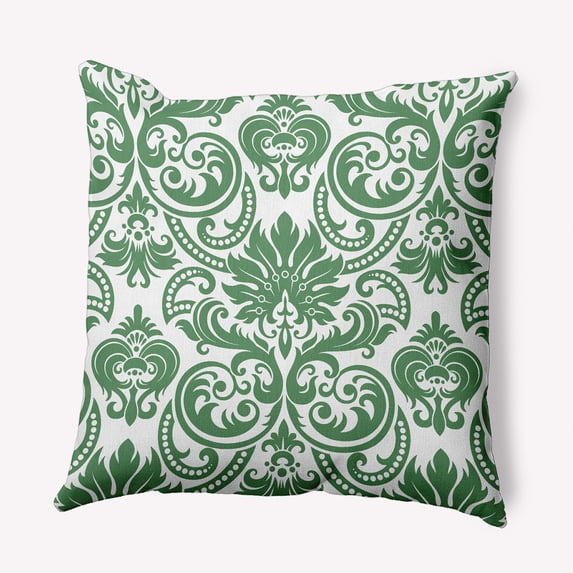 18" x 18" Simply Daisy Alexys Polyester Accent Pillow, Green Qty 1