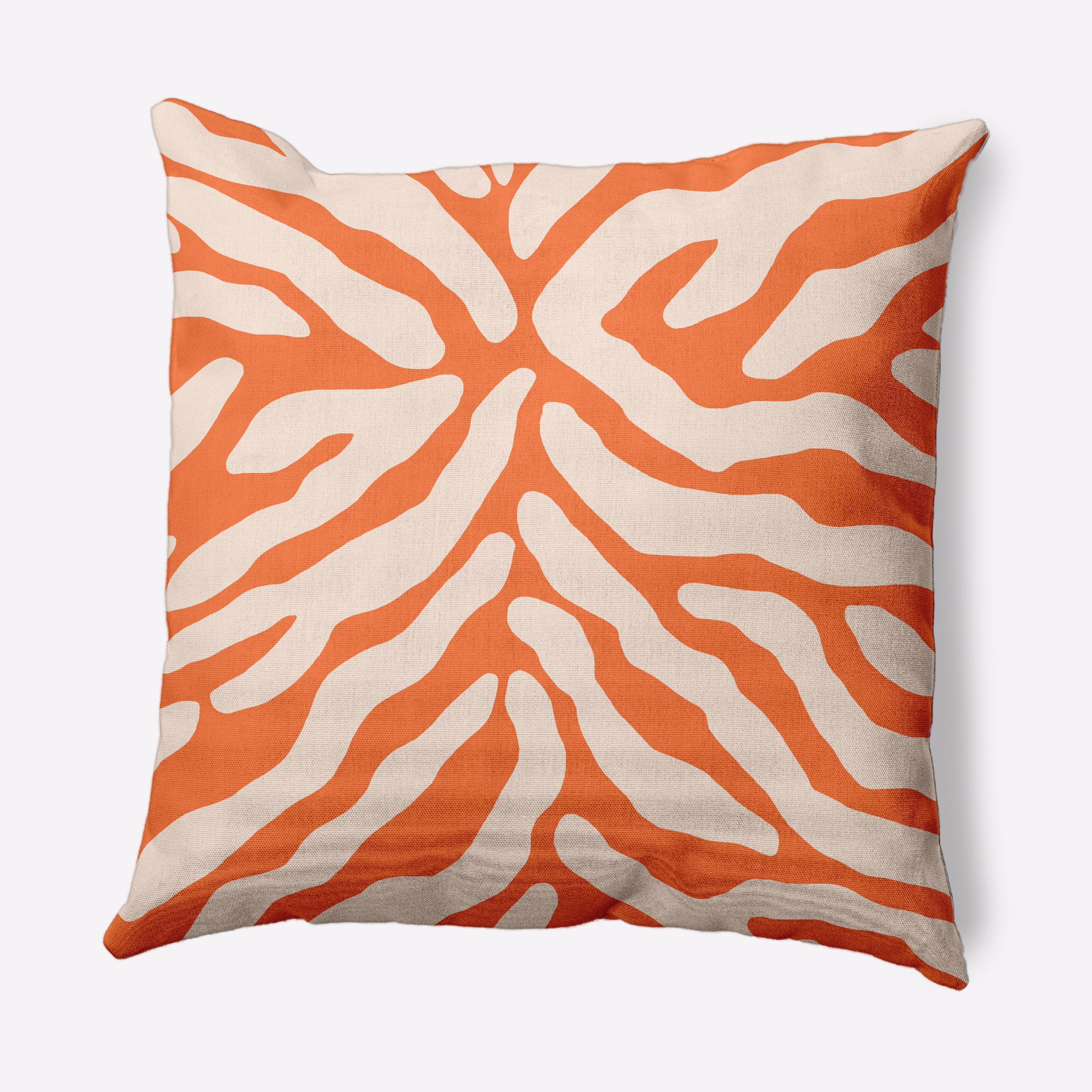 18" x 18" Simply Daisy Animal Stripe Decorative Throw Pillow