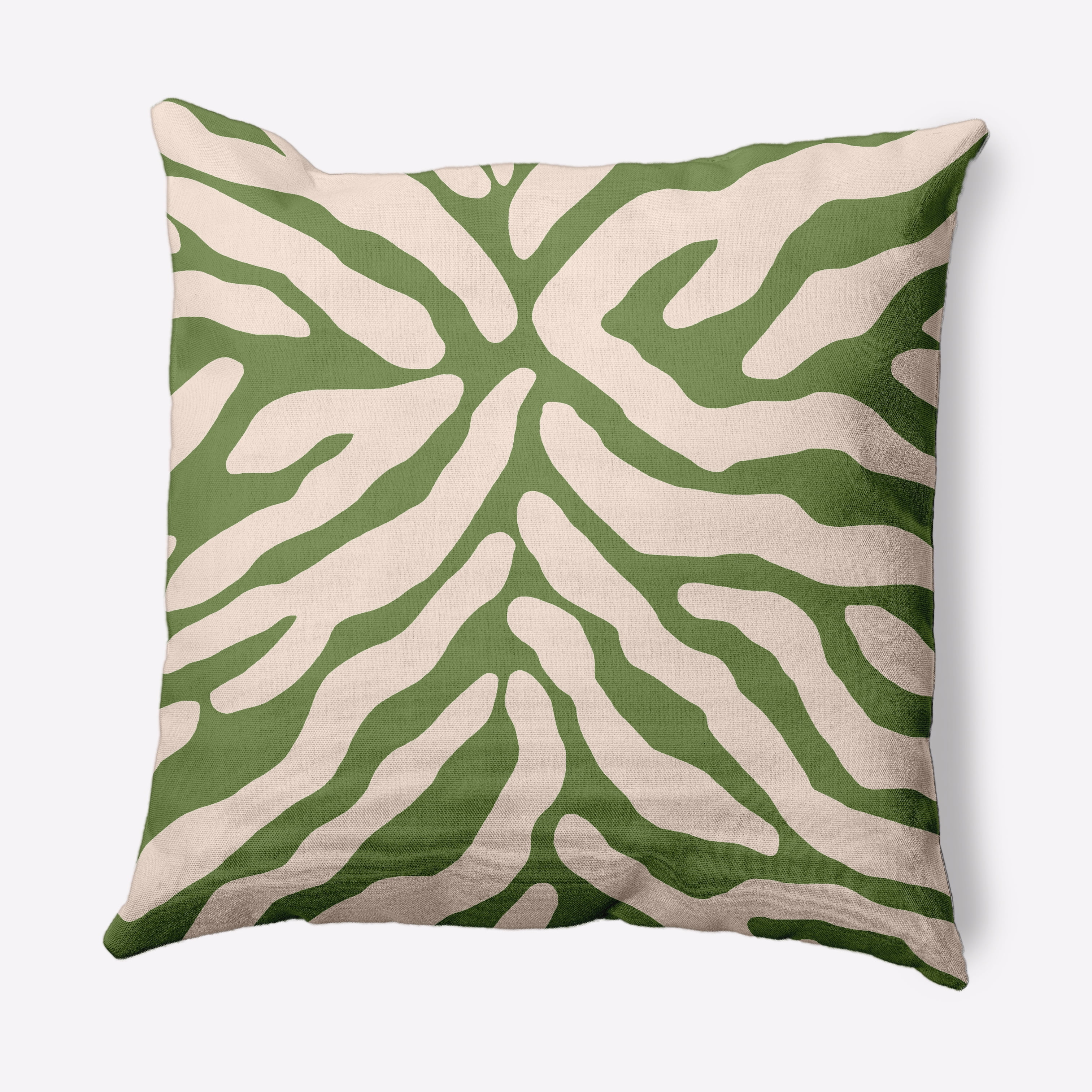 18" x 18" Simply Daisy Animal Stripe Decorative Throw Pillow