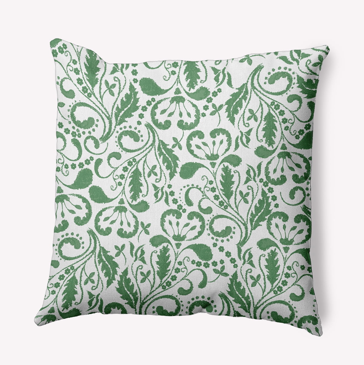 18" x 18" Simply Daisy Aurora Indoor/Outdoor Polyester Throw Pillow, Green Qty 1