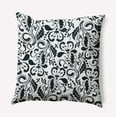 thumbnail image 1 of 18" x 18" Simply Daisy Aurora Polyester Accent Pillow, Black Qty 1, 1 of 5