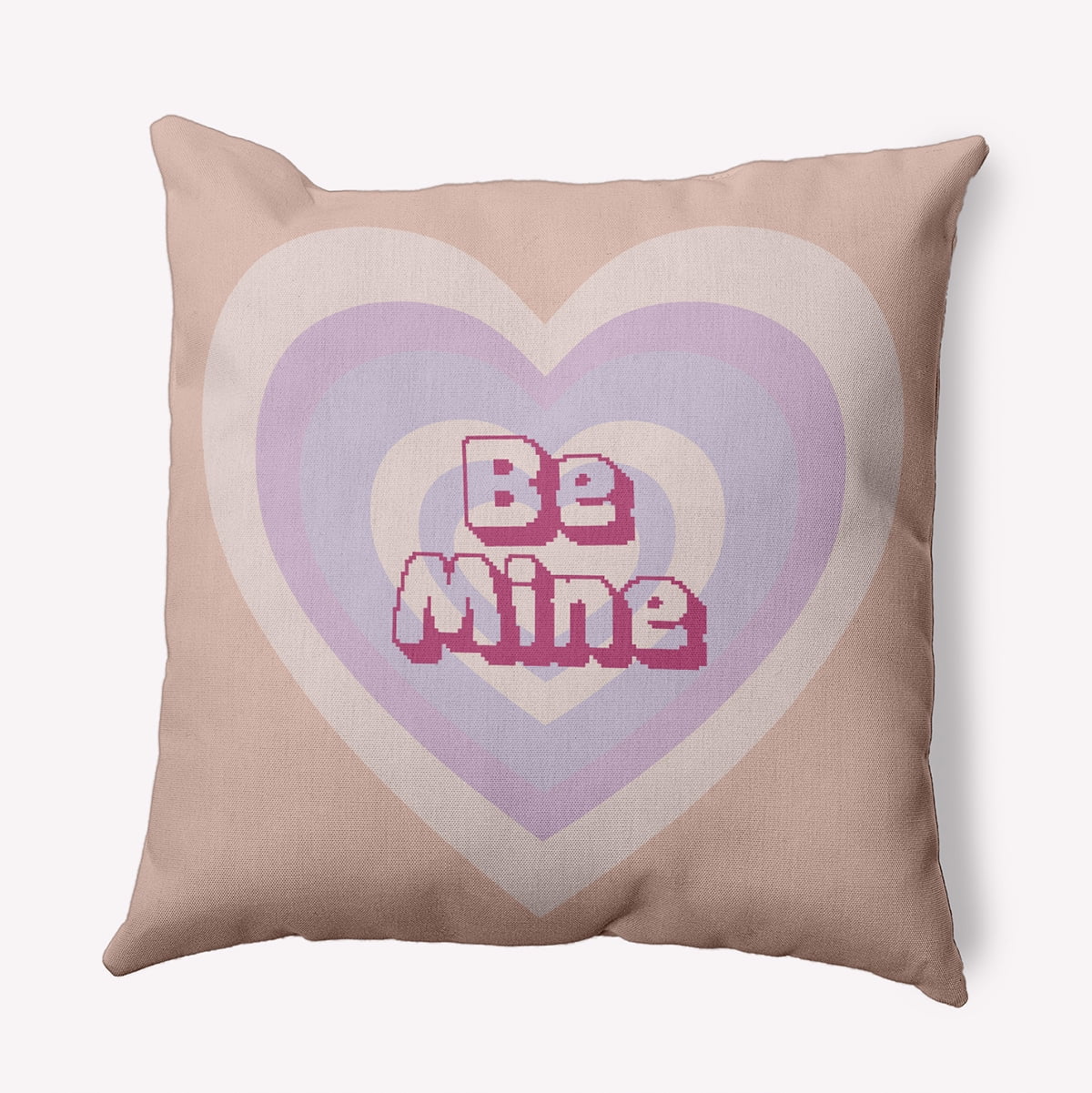 18" x 18" Simply Daisy Be Mine Polyester Indoor/Outdoor Pillow, Sunwashed Brick Qty 1