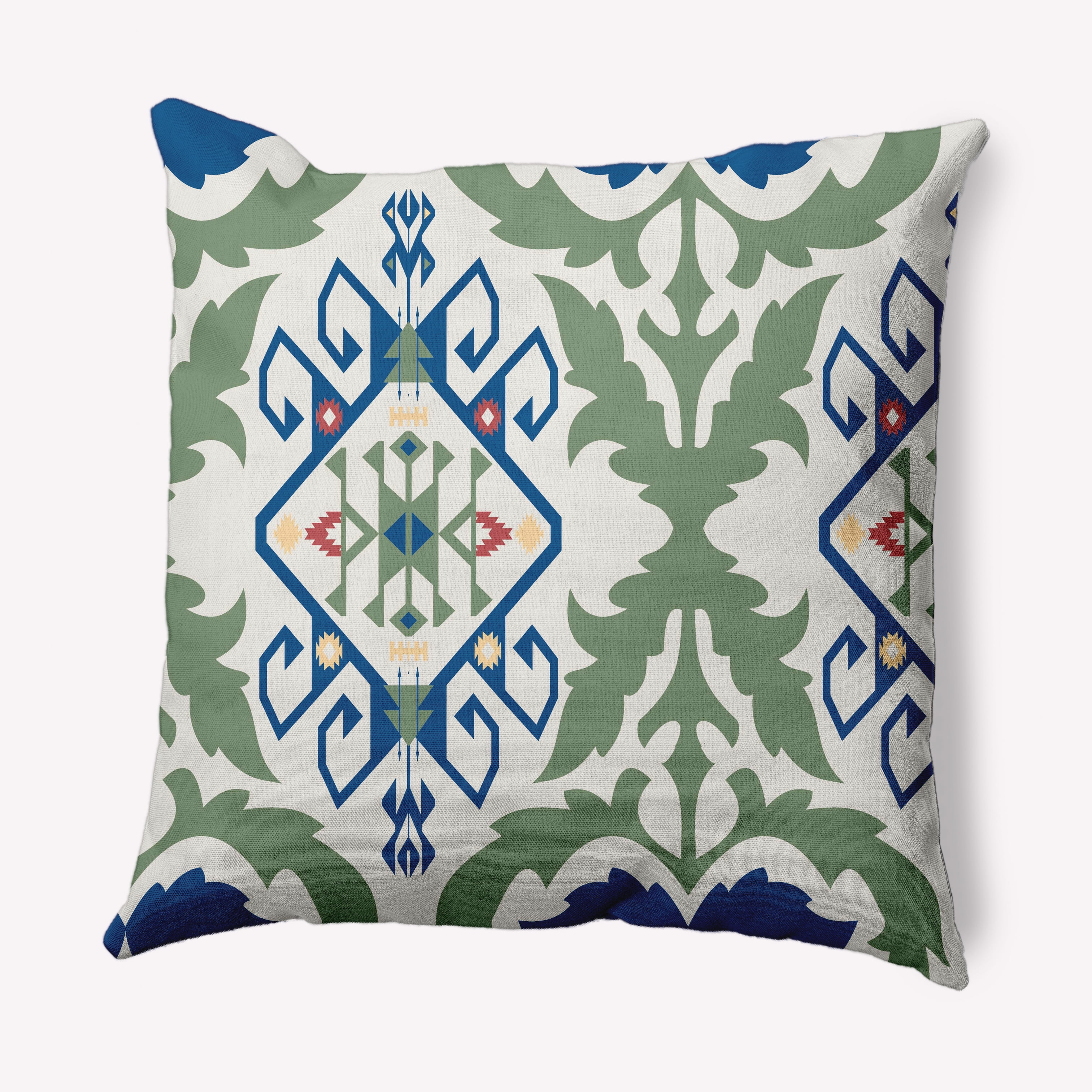 18" x 18" Simply Daisy Bombay Medallion Decorative Throw Pillow