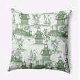thumbnail image 1 of 18" x 18" Simply Daisy China Old Polyester Accent Pillow, Green Qty 1, 1 of 5