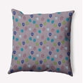 thumbnail image 1 of 18" x 18" Simply Daisy Dreidel Pattern Polyester Accent Pillow, Light Purple Qty 1, 1 of 3