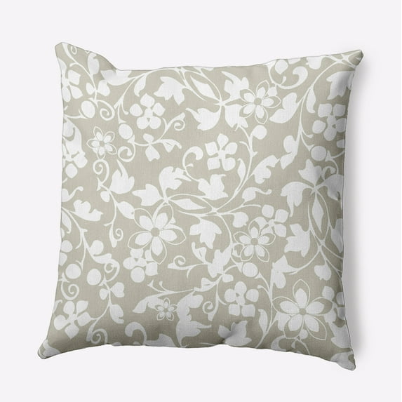 18" x 18" Simply Daisy Evelyn Polyester Indoor/Outdoor Pillow, Doe Qty 1