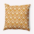 thumbnail image 1 of 18" x 18" Simply Daisy Feathers Polyester Indoor/Outdoor Pillow, Golden Mustard Qty 1, 1 of 6