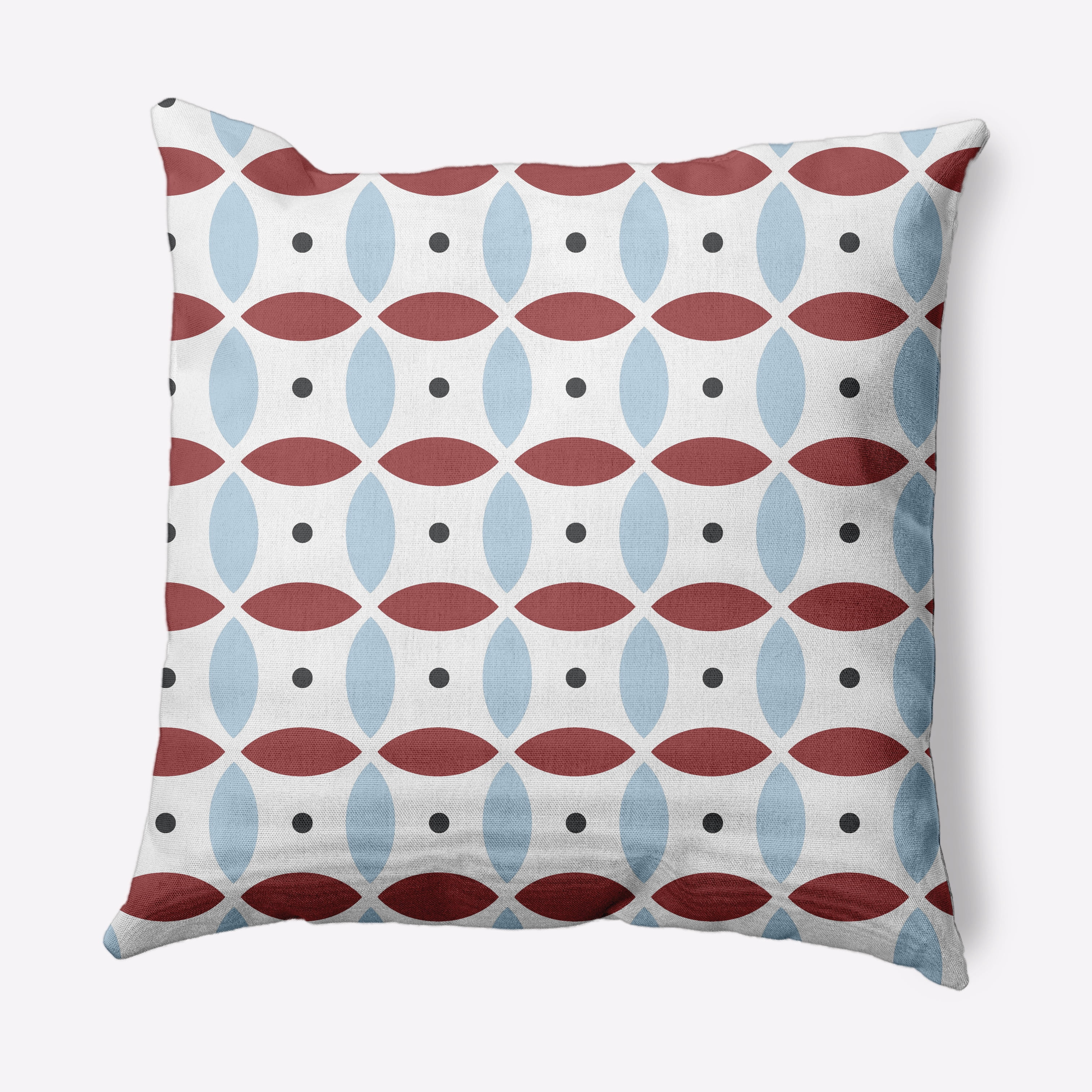 18" x 18" Simply Daisy Geometric Decorative Throw Pillow