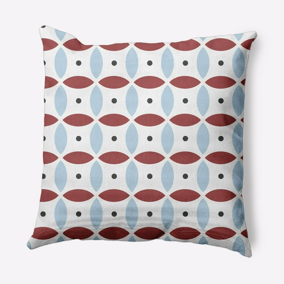 18" x 18" Simply Daisy Geometric Decorative Throw Pillow