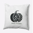thumbnail image 1 of 18" x 18" Simply Daisy Hello Pumpkin Polyester Indoor/Outdoor Pillow, Black Qty 1, 1 of 6
