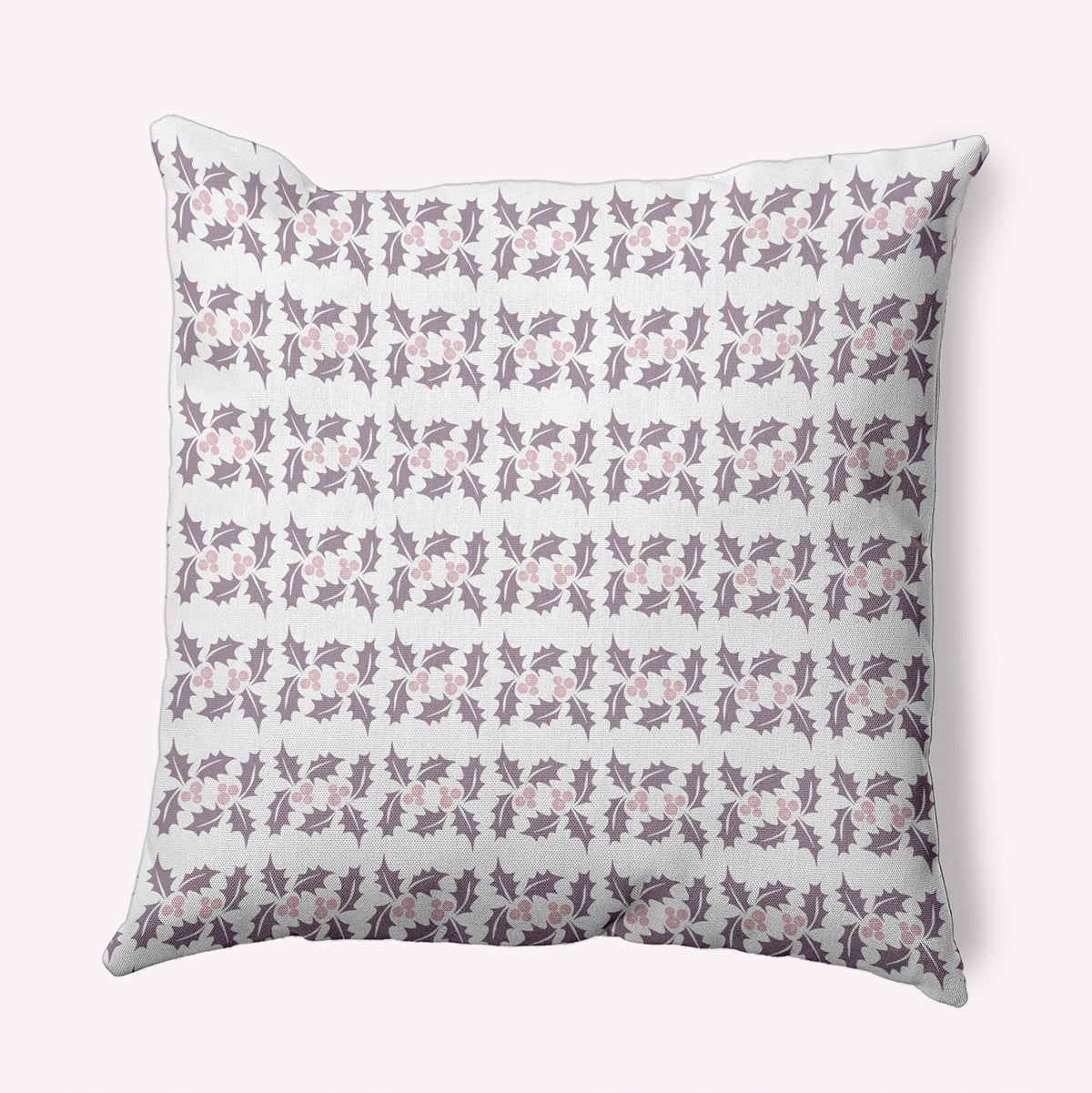 18" x 18" Simply Daisy Holly Stripes Polyester Indoor/Outdoor Pillow, Light Purple Qty 1