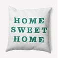 thumbnail image 1 of 18" x 18" Simply Daisy Home Sweet Home Indoor/Outdoor Pillow, Kelly Green Qty 1, 1 of 6
