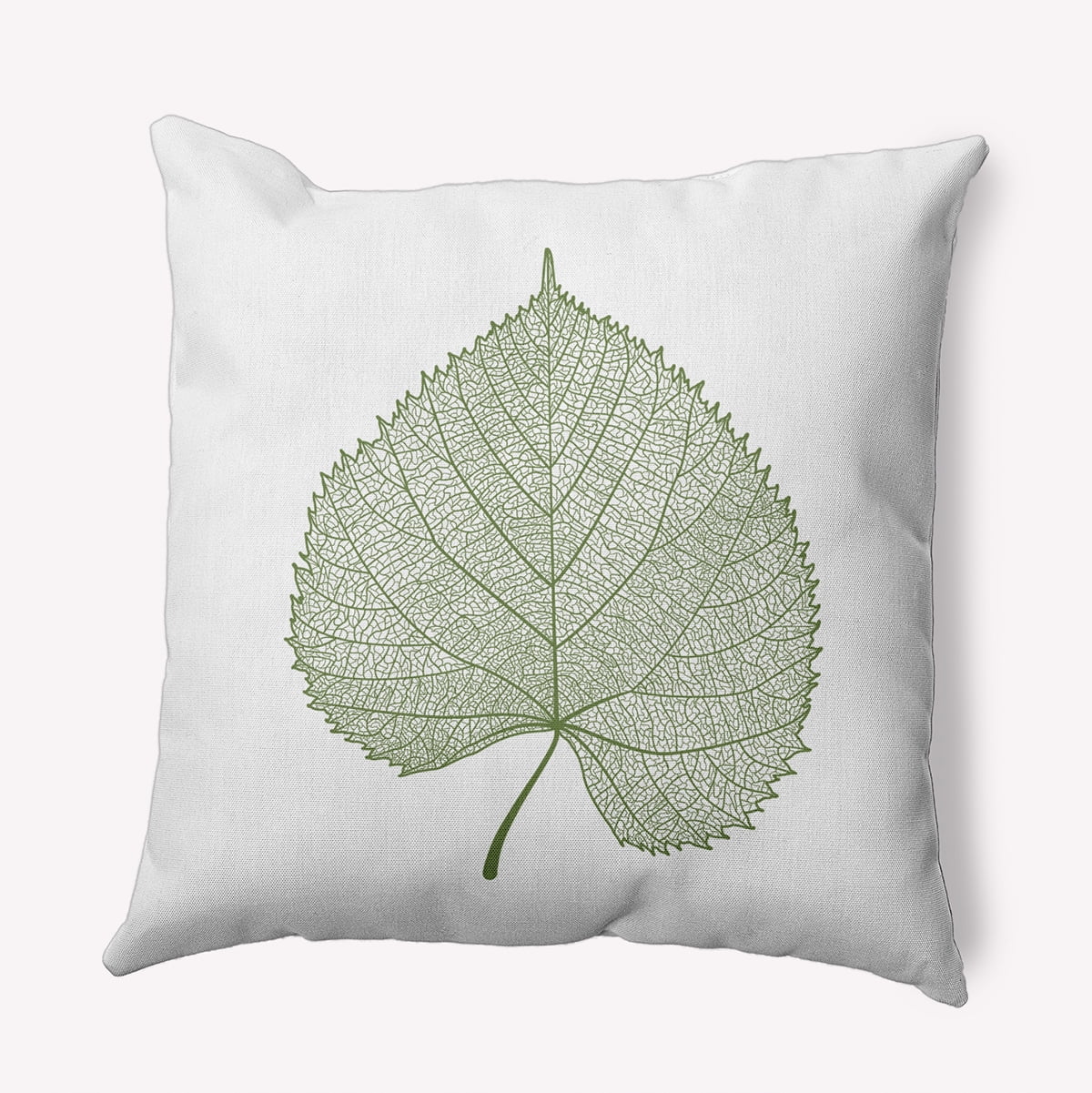 18" x 18" Simply Daisy Leaf Study Polyester Accent Pillow, Scallion Qty 1