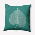 thumbnail image 1 of 18" x 18" Simply Daisy Leaf Study Polyester Indoor/Outdoor Pillow, Desert Turquoise Qty 1, 1 of 6