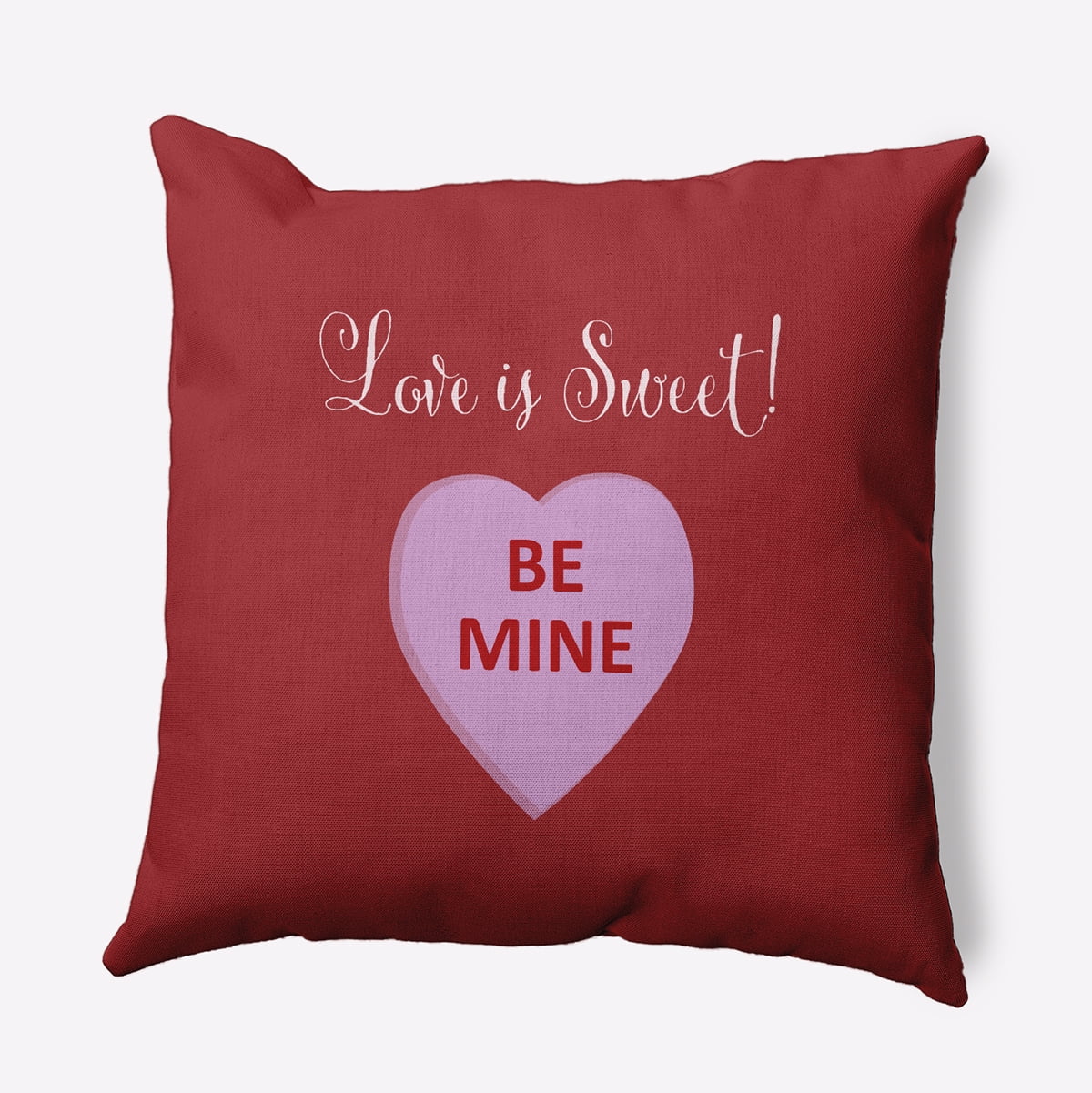 18" x 18" Simply Daisy Love Is Sweet Polyester Accent Pillow, Buddah Qty 1