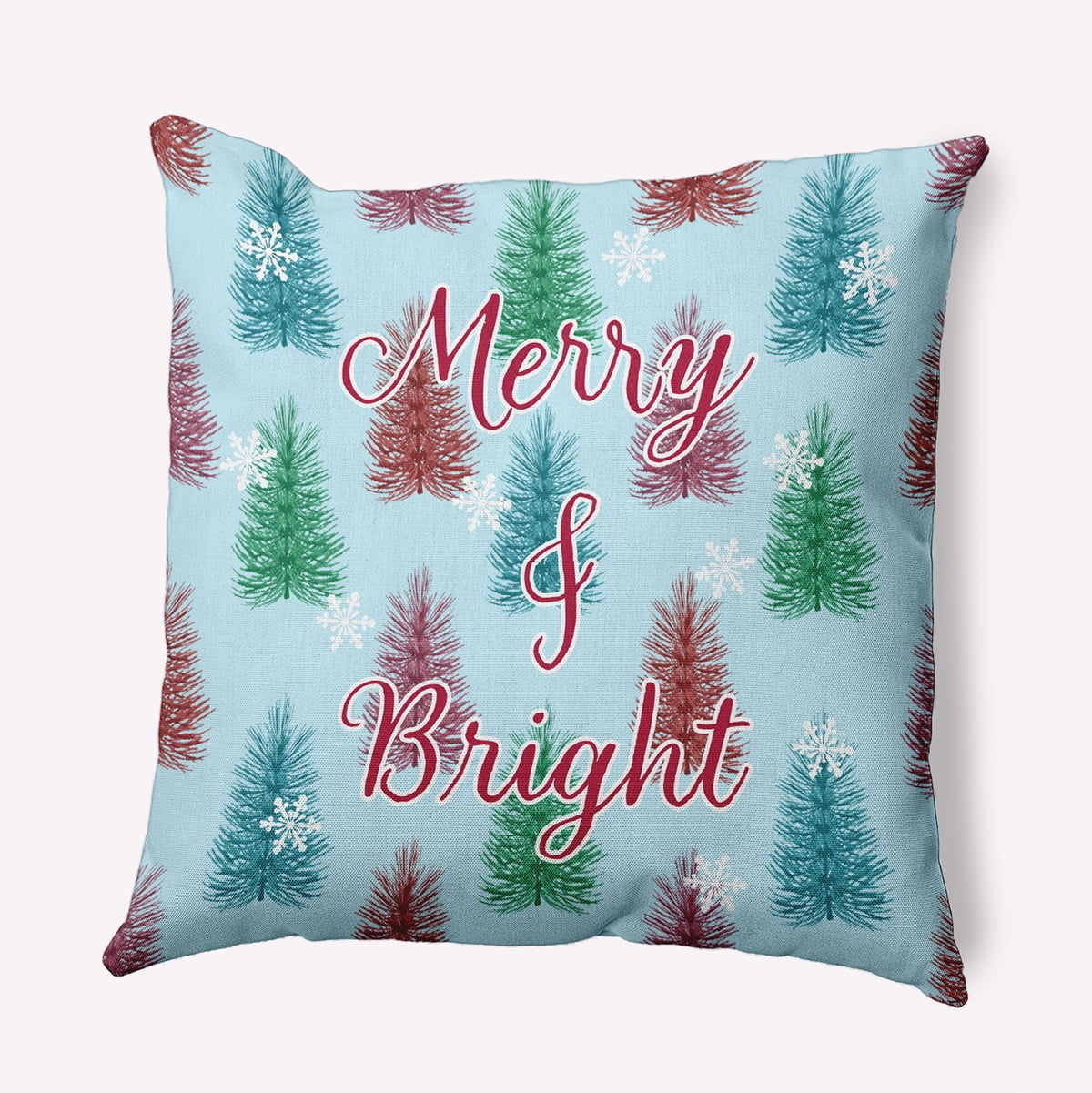 18" x 18" Simply Daisy Merry and Bright Polyester Indoor/Outdoor Pillow, Omar Qty 1
