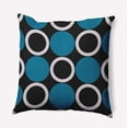 thumbnail image 1 of 18" x 18" Simply Daisy Mod Circles Polyester Accent Pillow, Unreal Teal Qty 1, 1 of 6