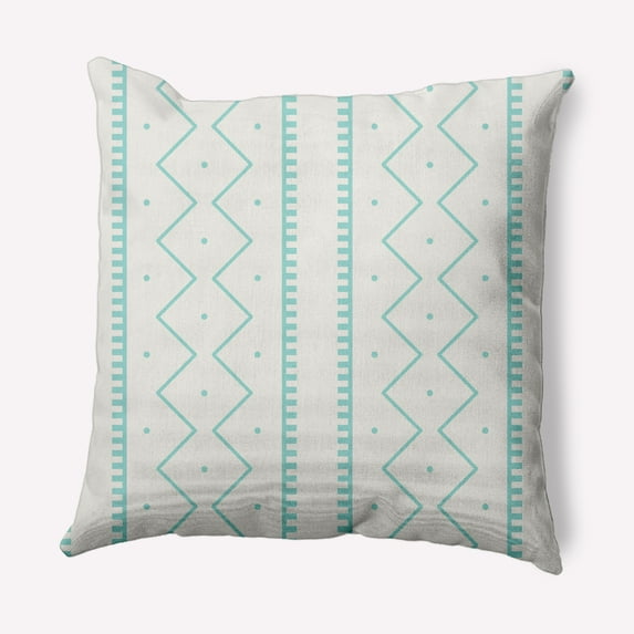 18" x 18" Simply Daisy Mudcloth Decorative Throw Pillow
