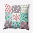 thumbnail image 1 of 18" x 18" Simply Daisy Quilted Christmas Polyester Accent Pillow, Pink Icing Qty 1, 1 of 3