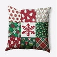 thumbnail image 1 of 18" x 18" Simply Daisy Quilted Christmas Polyester Indoor/Outdoor Pillow, Haute Red Qty 1, 1 of 3