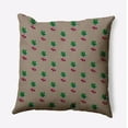 thumbnail image 1 of 18" x 18" Simply Daisy Radishes Pattern Polyester Indoor/Outdoor Pillow, Doe Qty 1, 1 of 3