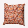 thumbnail image 1 of 18" x 18" Simply Daisy Succulent Garden Polyester Accent Pillow, Peach Qty 1, 1 of 6