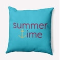 thumbnail image 1 of 18" x 18" Simply Daisy Summer Time Anchored Indoor/Outdoor Pillow, Lipstick Pink Qty 1, 1 of 6