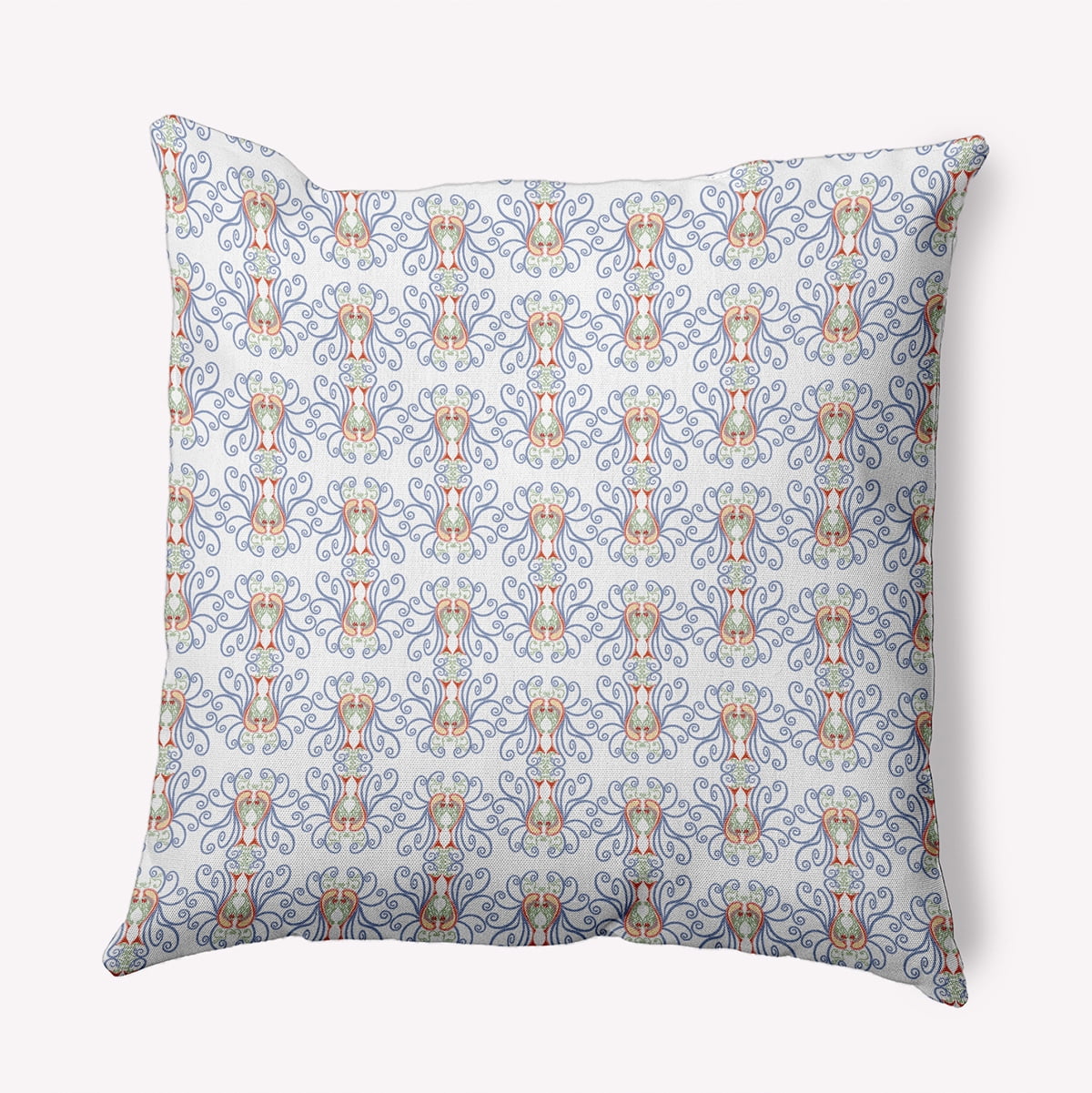 18" x 18" Simply Daisy Swirly Polyester Accent Pillow, Cornflower Qty 1