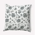 thumbnail image 1 of 18" x 18" Simply Daisy Traditional Floral Polyester Accent Pillow, Black Qty 1, 1 of 5