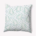 thumbnail image 1 of 18" x 18" Simply Daisy Tree Outlines Polyester Indoor/Outdoor Pillow, Turquoise Qty 1, 1 of 3
