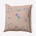 thumbnail image 1 of 18" x 18" Simply Daisy Violets Scattered Polyester Indoor/Outdoor Pillow, Sunwashed Brick Qty 1, 1 of 3