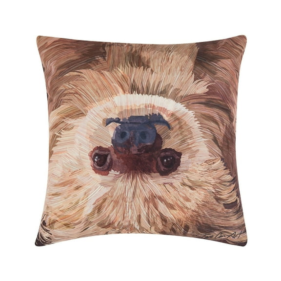 Sloth To Do Indoor/Outdoor Decorative Throw Pillow, 18" x 18"