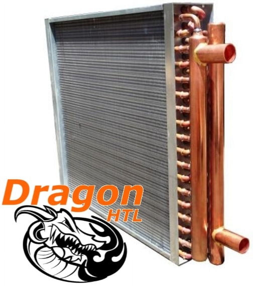 18" x 18" Water to Air Heat Exchanger, 120,000 BTU (Dragon Quality)
