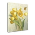 thumbnail image 1 of 18" x 18" Yellow French Tulips By Danhui Nai- Print on Canvas Fabric Multi-Color, 1 of 2