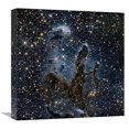 thumbnail image 1 of 18 x 18 in. A Near-Infrared View of the Pillars of Creation Art Print - NASA, 1 of 1