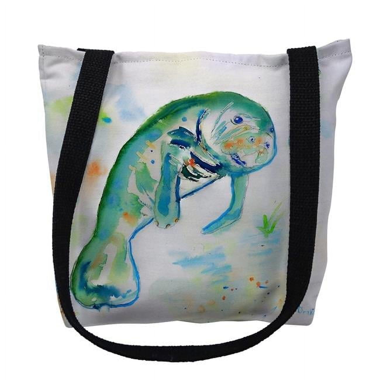 18 x 18 in. Betsys Manatee Tote Bag - Large - Walmart.com
