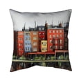 thumbnail image 1 of 18 x 18 in. Boston Fall Colors Buildings-Double Sided Print Indoor Pillow, 1 of 1