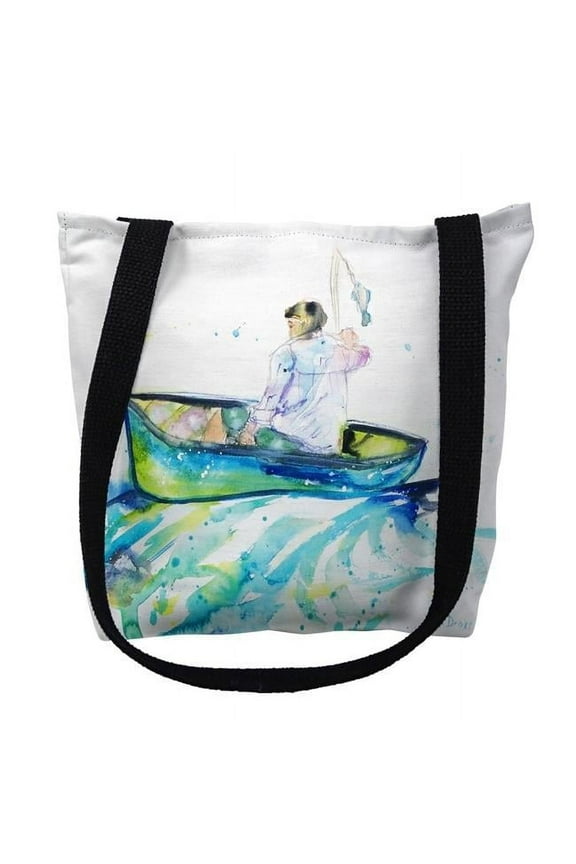 18 x 18 in. Boy in Boat Tote Bag - Large
