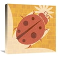thumbnail image 1 of 18 x 18 in. Bright Bugs - Ladybug Art Print - BG.Studio, 1 of 1